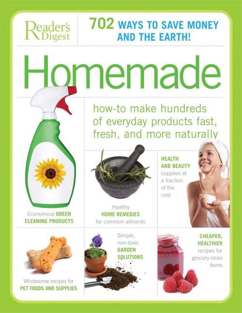 Book cover of Homemade: How-to Make Hundreds of Everyday Products Fast, Fresh, and More Naturally