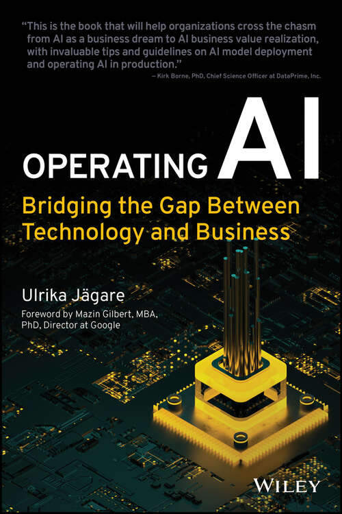 Book cover of Operating AI: Bridging the Gap Between Technology and Business