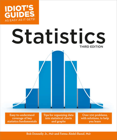Book cover of Statistics, 3E (Idiot's Guides)