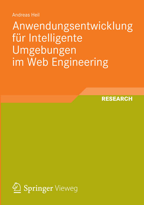 Book cover of Anwendungsentwicklung für Intelligente Umgebungen im Web Engineering