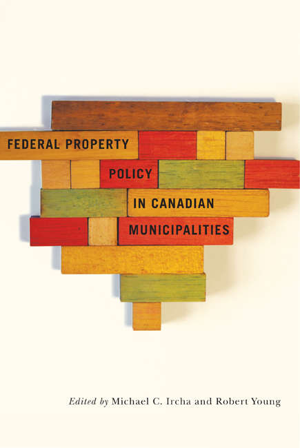 Book cover of Federal Property Policy in Canadian Municipalities