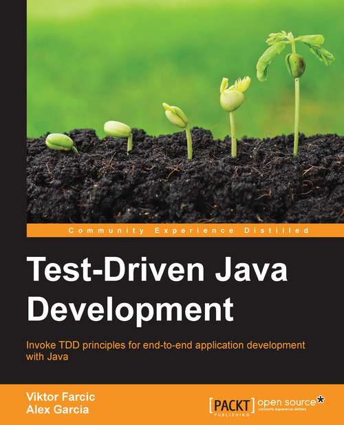 Book cover of Test-Driven Java Development
