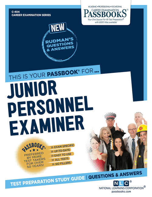 Book cover of Junior Personnel Examiner: Passbooks Study Guide (Career Examination Series)