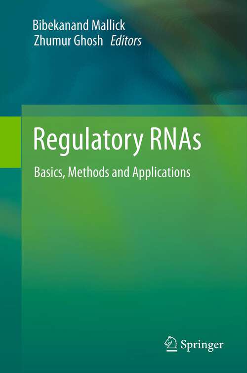 Book cover of Regulatory RNAs