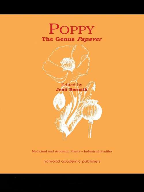 Book cover of Poppy: The Genus Papaver