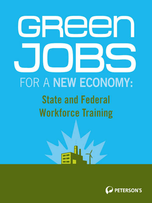 Book cover of Green Jobs for a New Economy: State and Federal Workforce Training