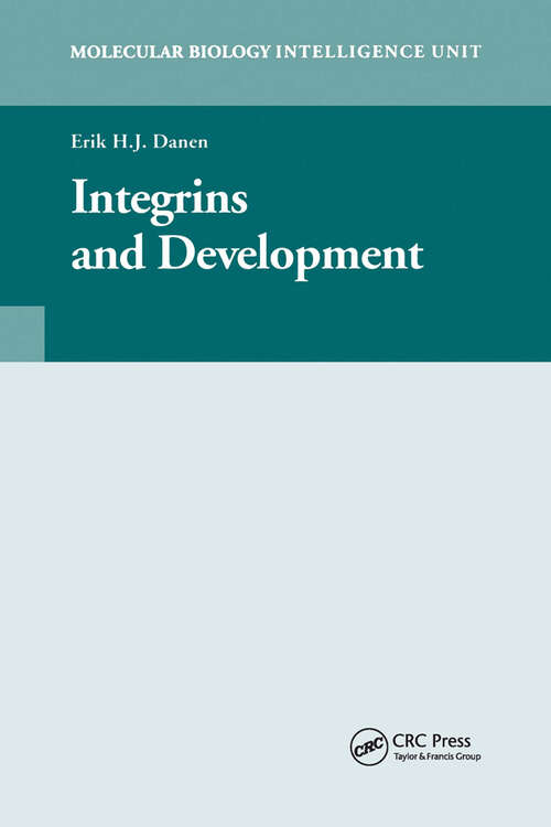 Book cover of Integrins and Development