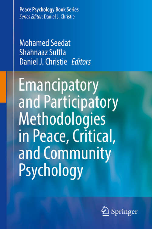 Book cover of Emancipatory and Participatory Methodologies in Peace, Critical, and Community Psychology