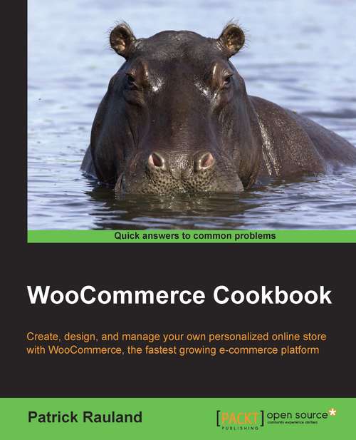 Book cover of WooCommerce Cookbook