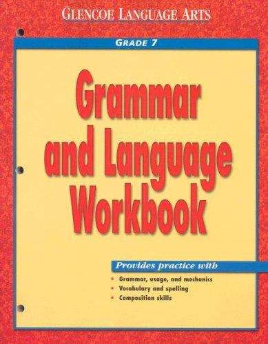 Book cover of Glencoe Literature: Grammar and Language Workbook, Course 2