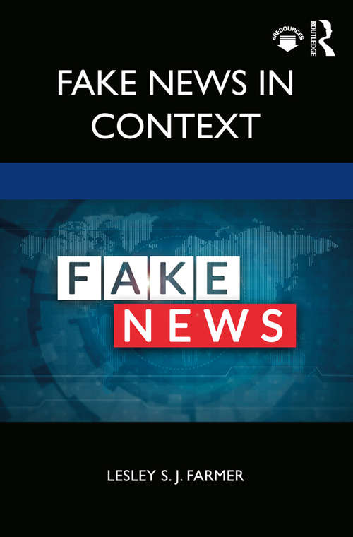 Book cover of Fake News in Context