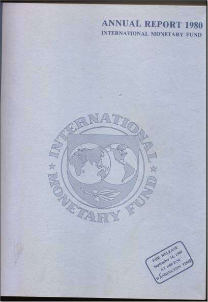 Book cover of Annual Report 1980