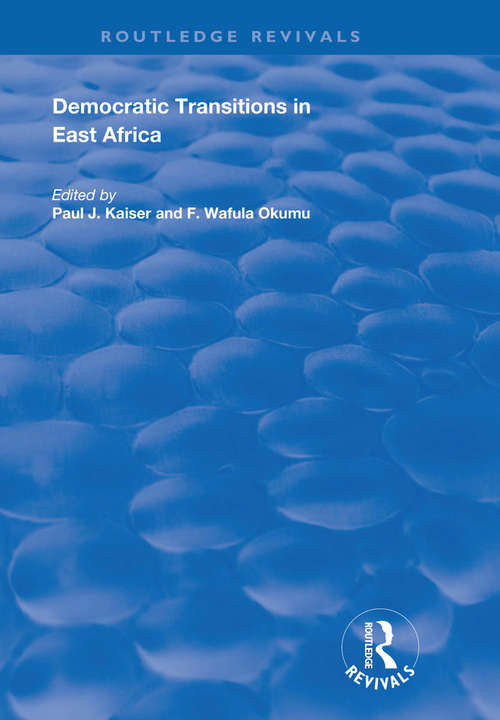 Book cover of Democratic Transitions in East Africa (Routledge Revivals)