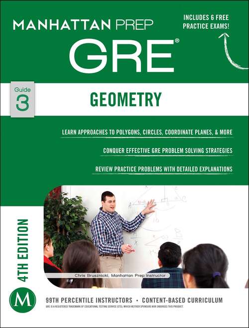 Book cover of GRE Geometry