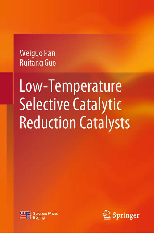Book cover of Low-Temperature Selective Catalytic Reduction Catalysts