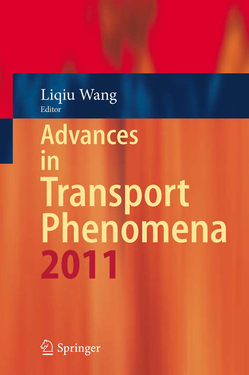 Book cover of Advances in Transport Phenomena 2011