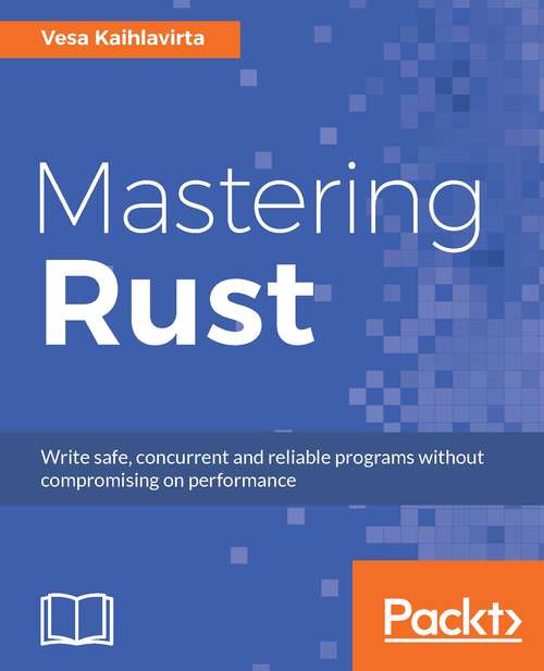 Book cover of Mastering Rust