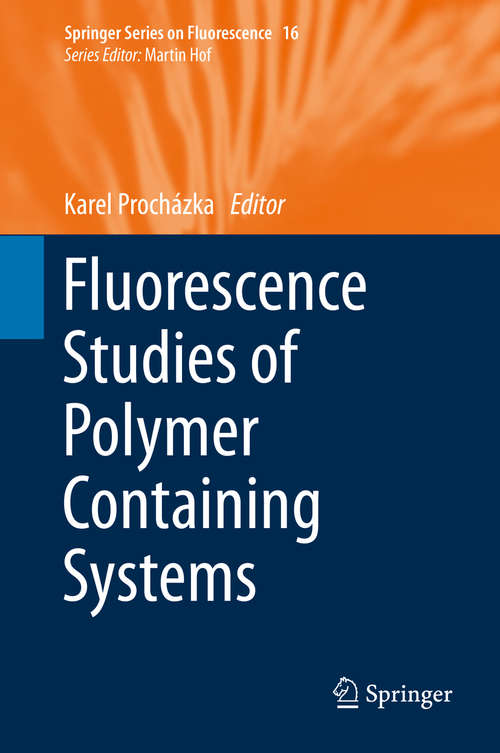 Book cover of Fluorescence Studies of Polymer Containing Systems