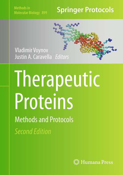 Book cover of Therapeutic Proteins
