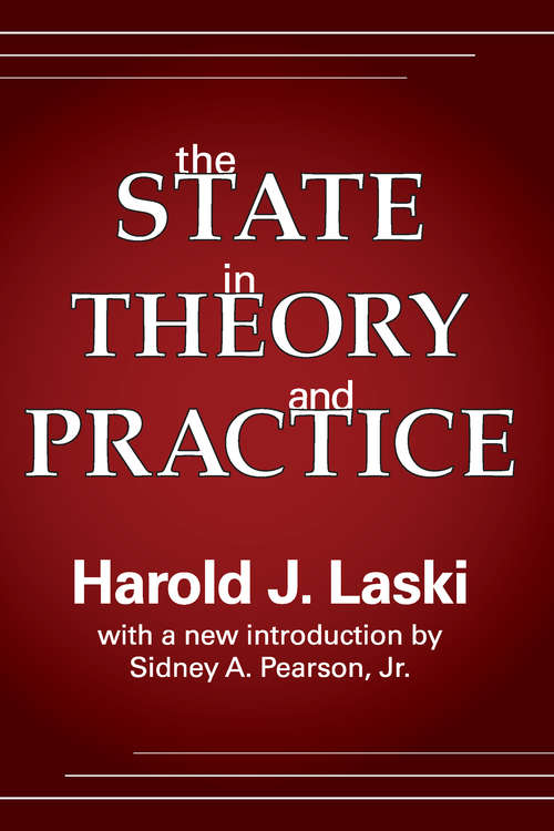 Cover image of The State in Theory and Practice