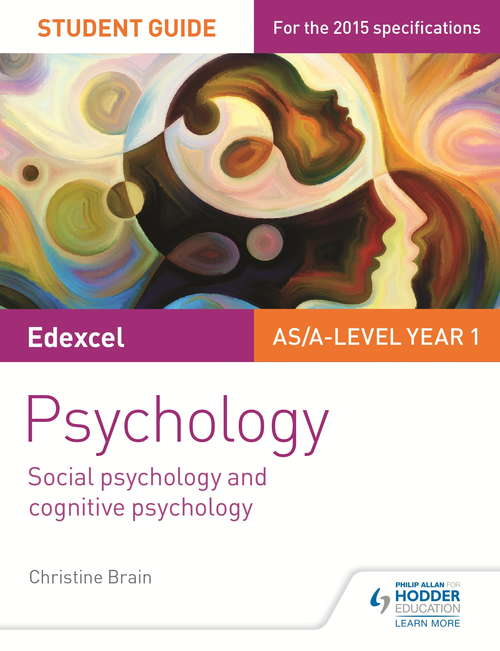 Book cover of Edexcel Psychology Student Guide 1: Social psychology and cognitive psychology