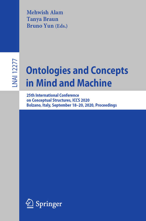 Ontologies and Concepts in Mind and Machine