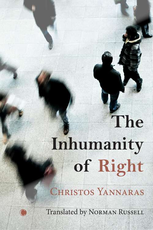 Book cover of The Inhumanity of Right (1)
