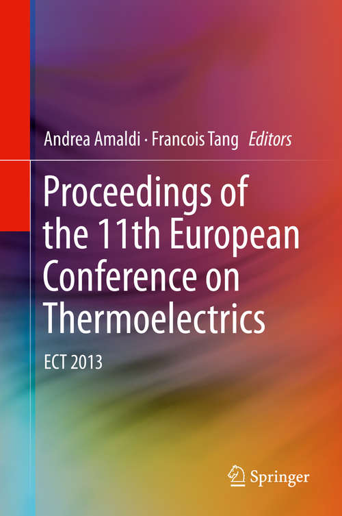 Proceedings of the 11th European Conference on Thermoelectrics