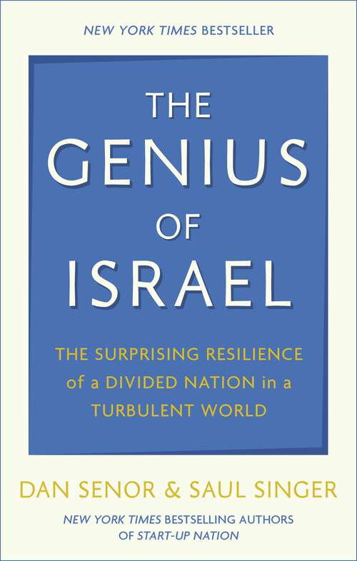 Book cover of The Genius of Israel