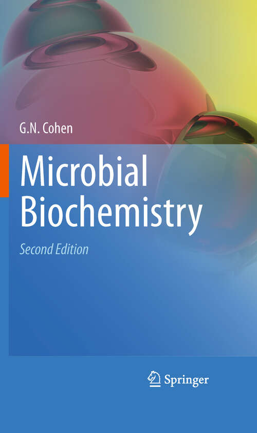 Book cover of Microbial Biochemistry