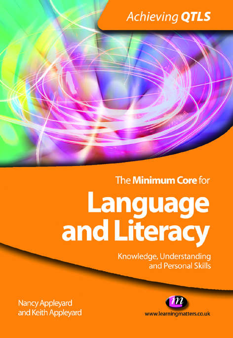 Book cover of The Minimum Core for Language and Literacy: Knowledge, Understanding and Personal Skills