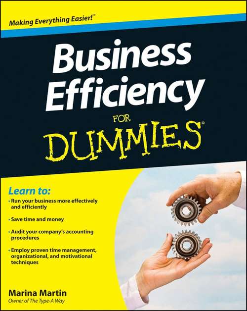 Book cover of Business Efficiency For Dummies