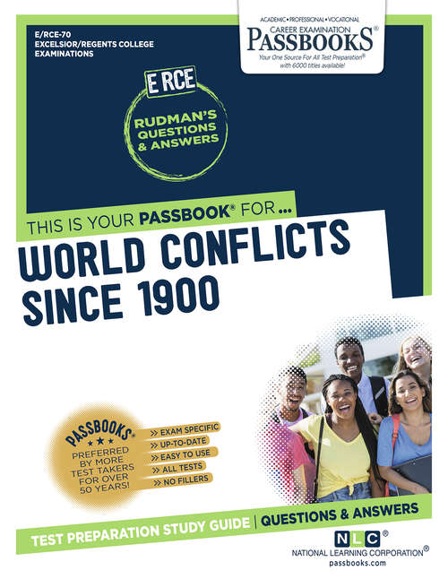 Book cover of World Conflicts Since 1900: Passbooks Study Guide (Excelsior/Regents College Examination Series)