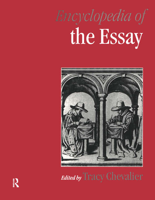 Book cover of Encyclopedia of the Essay