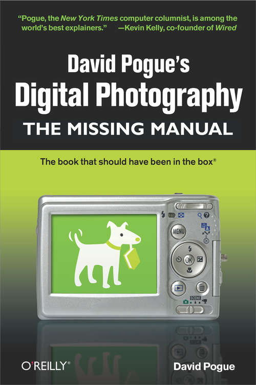 Book cover of David Pogue's Digital Photography: The Missing Manual (Missing Manual)