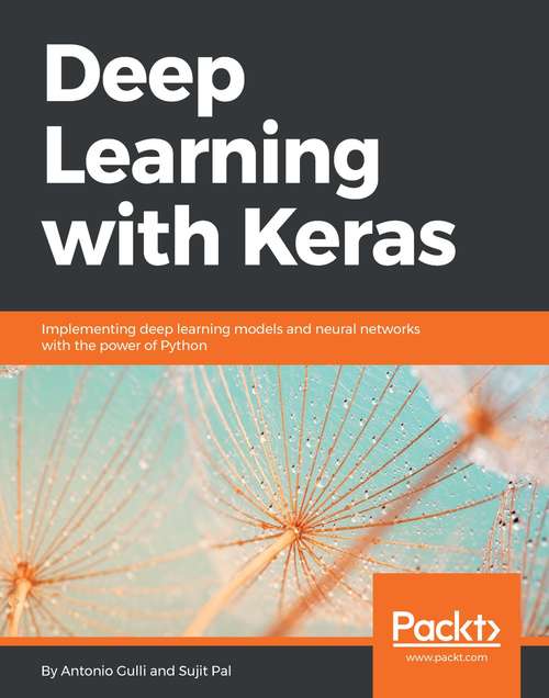 Book cover of Deep Learning with Keras
