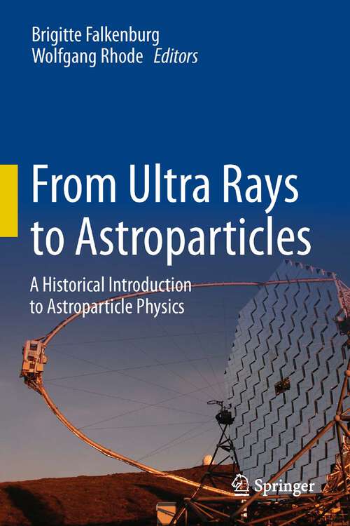 Book cover of From Ultra Rays to Astroparticles