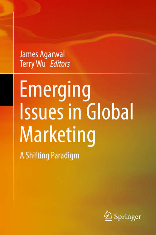 Book cover of Emerging Issues in Global Marketing: A Shifting Paradigm