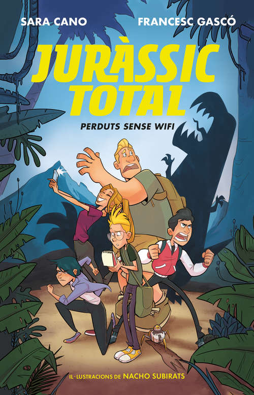 Book cover of Perduts sense wifi (Sèrie Juràssic Total: Volumen 1)
