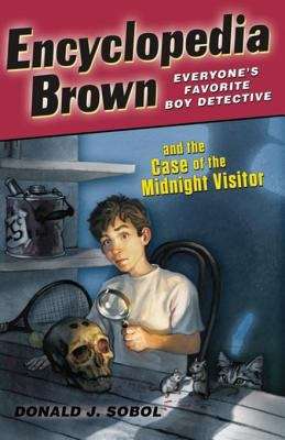 Book cover of Encyclopedia Brown and the Case of the Midnight Visitor