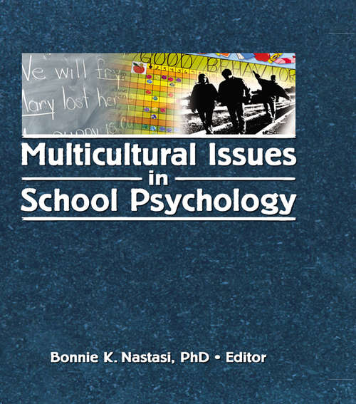 Book cover of Multicultural Issues in School Psychology