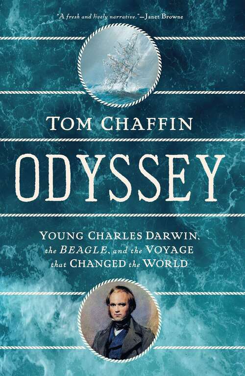 Book cover of Odyssey: Young Charles Darwin, The Beagle, and The Voyage that Changed the World