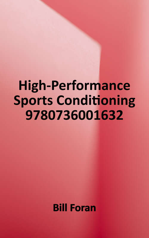 Book cover of High-performance Sports Conditioning