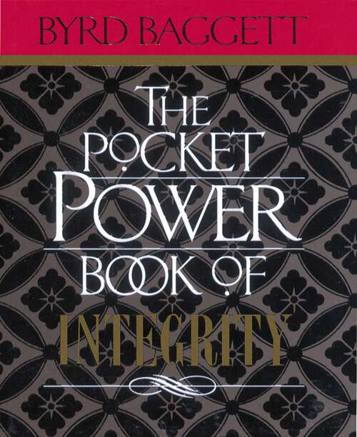 Book cover of The Pocket Power Book of Integrity