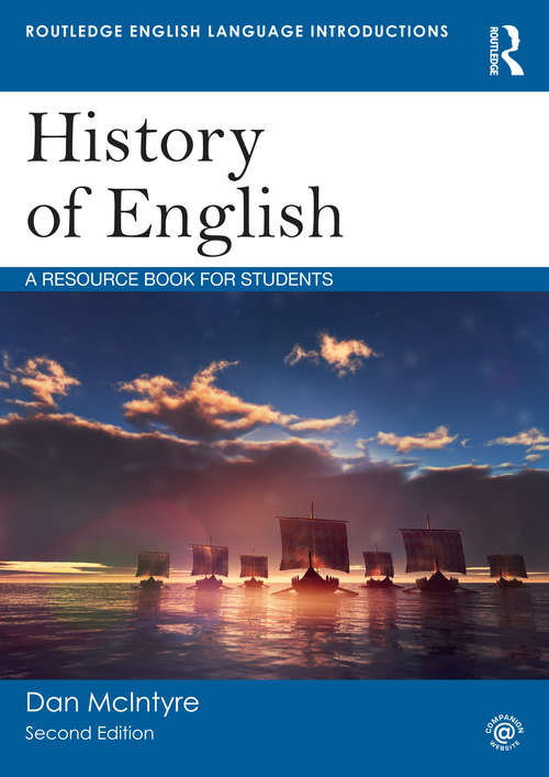 Book cover of History of English: A Resource Book for Students (2) (Routledge English Language Introductions)