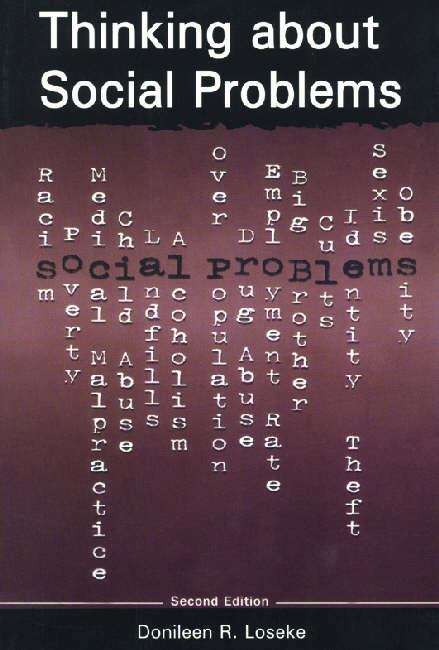 Book cover of Thinking About Social Problems: An Introduction to Constructionist Perspectives (2nd edition)