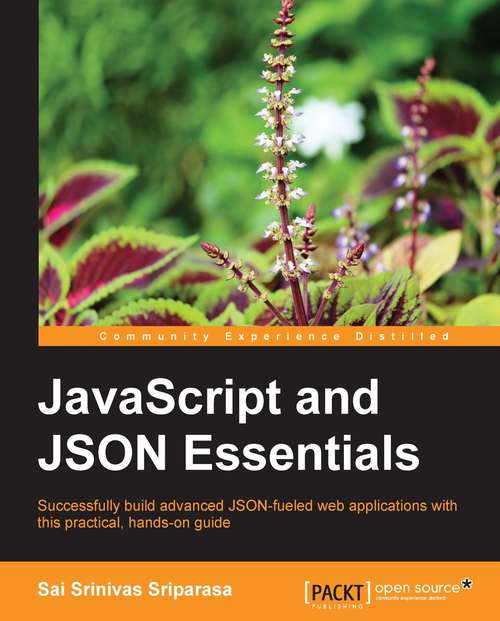 Book cover of JavaScript and JSON Essentials