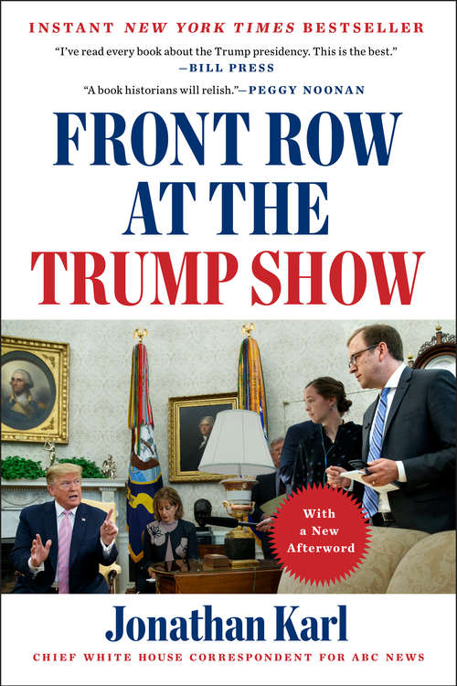 Book cover of Front Row at the Trump Show