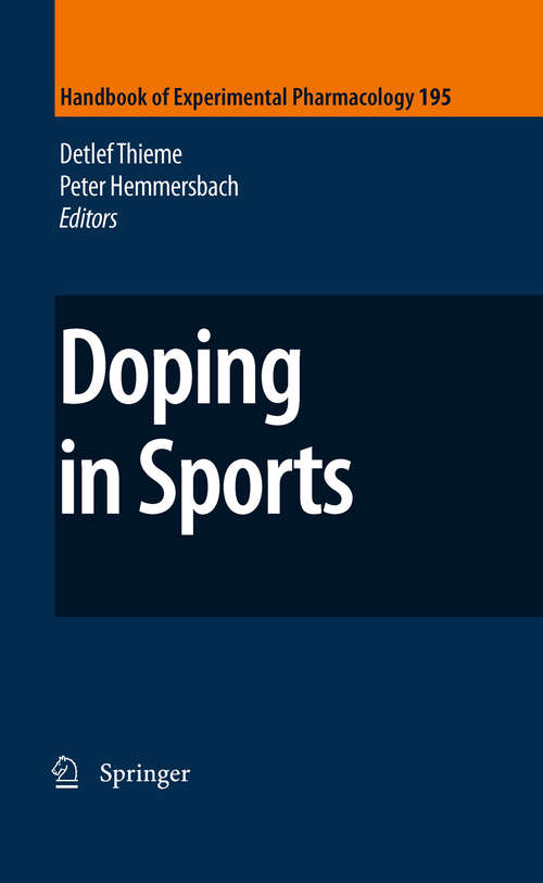 Book cover of Doping in Sports
