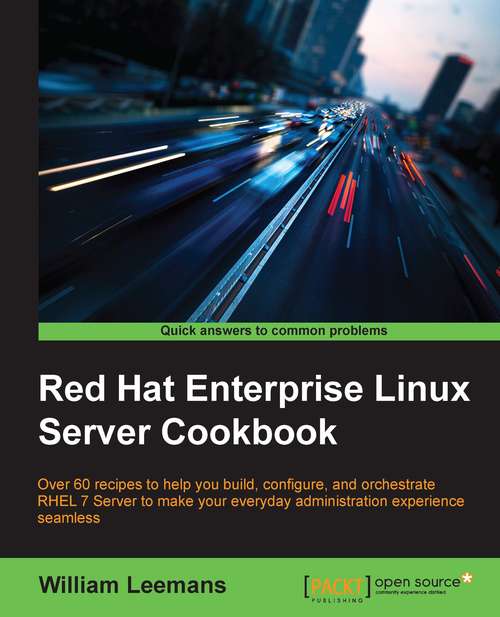 Book cover of Red Hat Enterprise Linux Server Cookbook